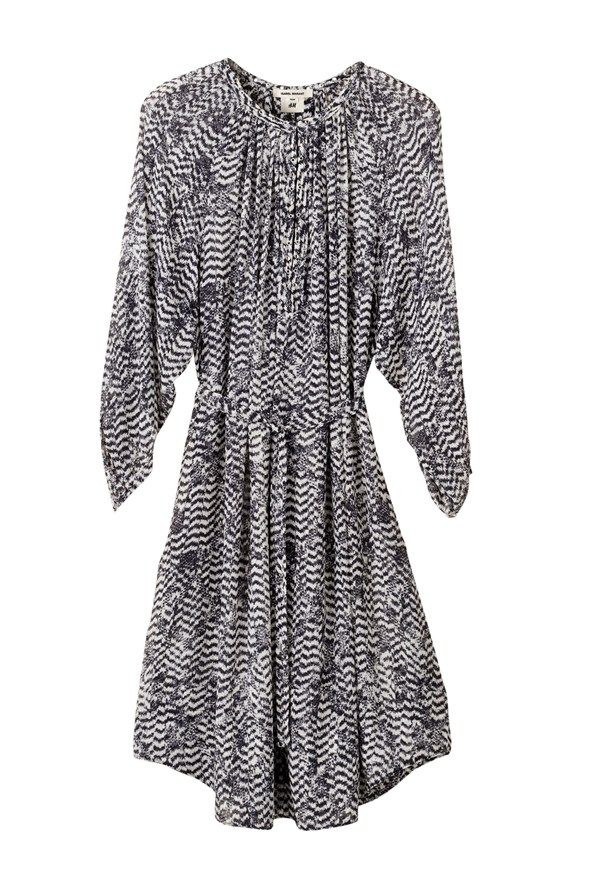 Isabel Marant for HM feather dress 