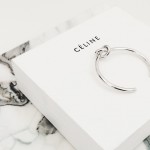 Celine Thin Silver Knot Cuff
