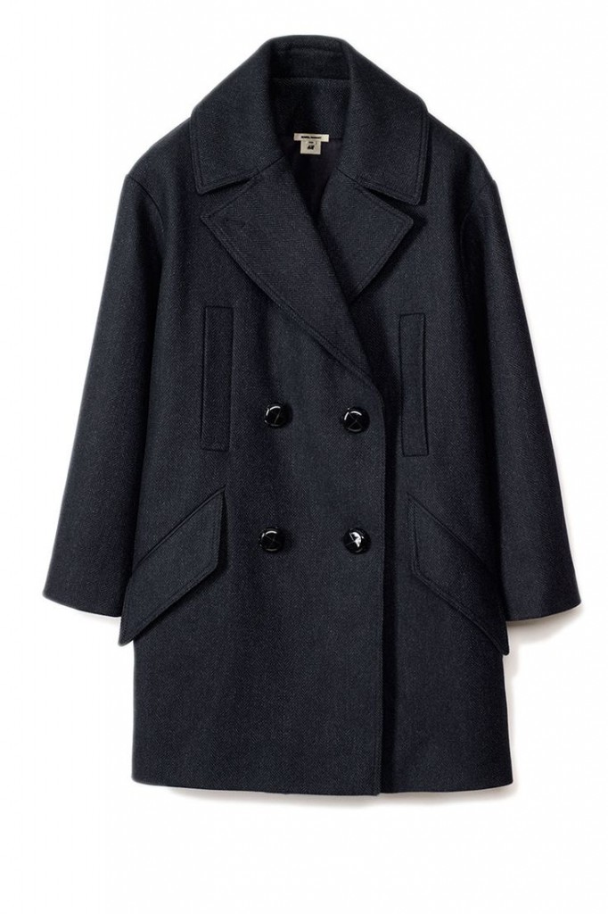 isabel marant for h&m oversized wool coat 